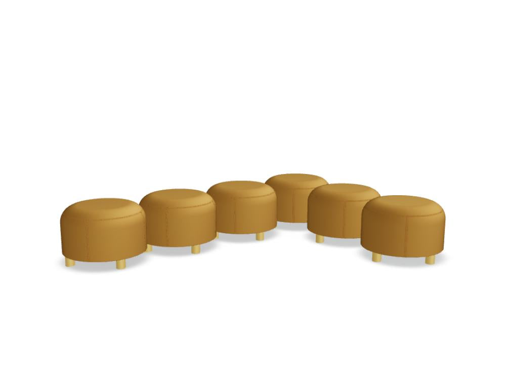 Dots DTSU04 - modular pouf system in Gelb präsentiert im Onlineshop von KAQTU Design AG. Pouf ist von Mdd