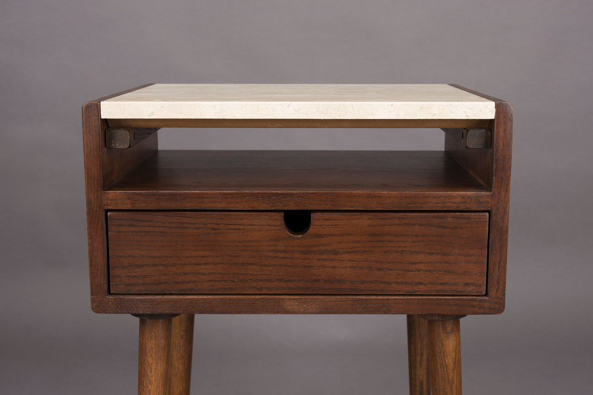 Beistelltisch/Nachttisch Arda in Beige präsentiert im Onlineshop von KAQTU Design AG. Beistelltisch ist von Dutchbone