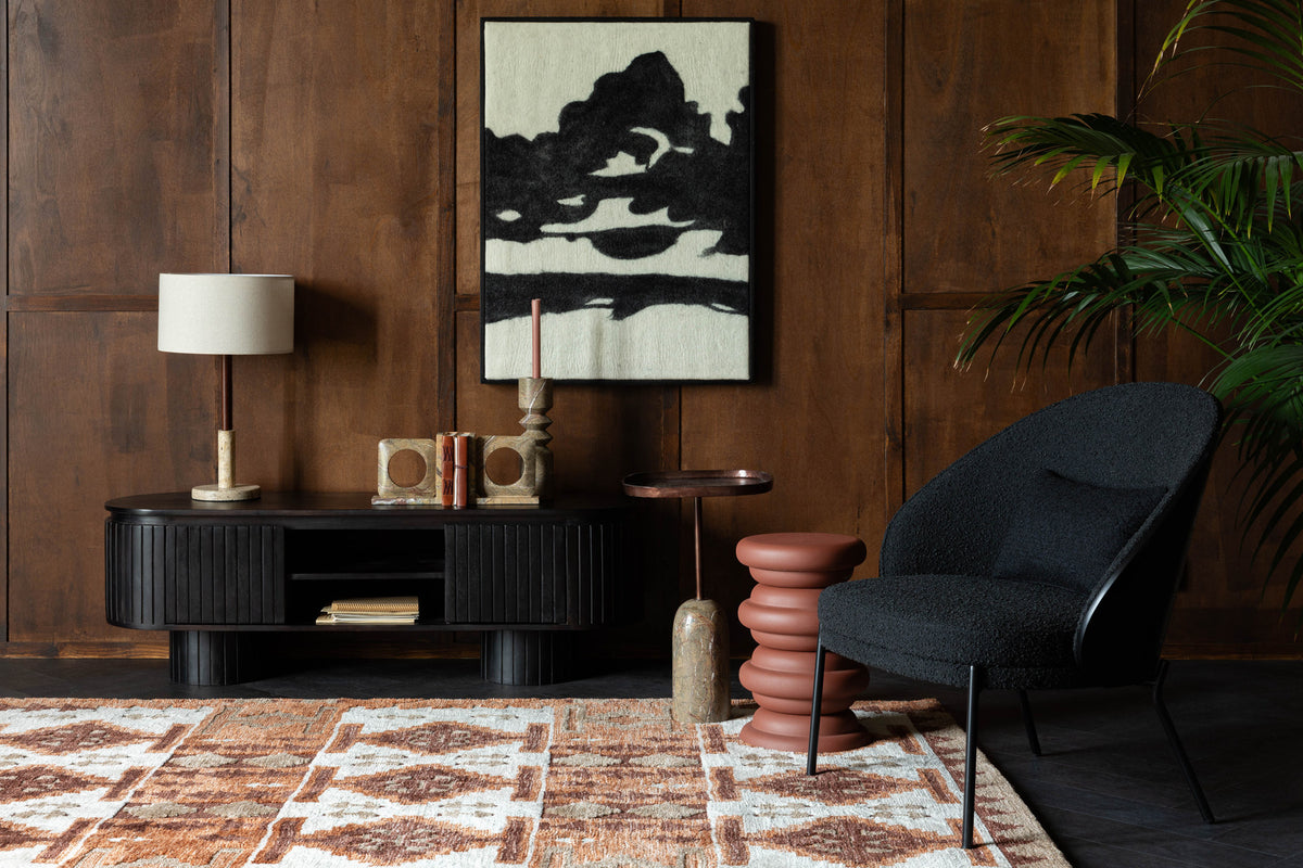 Carpet Maron 200x300 in Rot präsentiert im Onlineshop von KAQTU Design AG. Teppich ist von Dutchbone