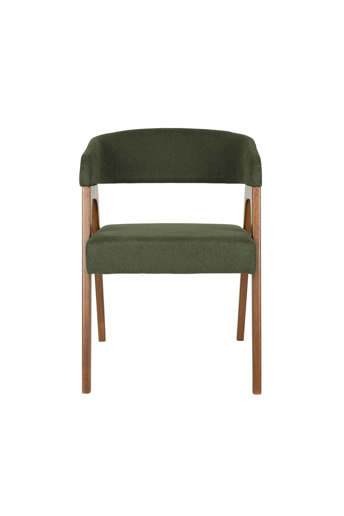 Adamello Stuhl in Grün präsentiert im Onlineshop von KAQTU Design AG. Stuhl mit Armlehne ist von Dutchbone