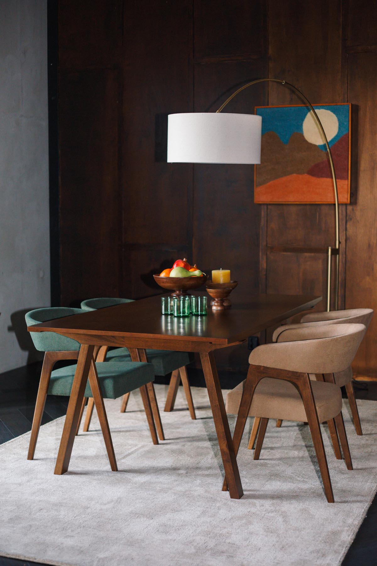 Adamello Esstisch 180x95 in Braun präsentiert im Onlineshop von KAQTU Design AG. Esstisch ist von Dutchbone