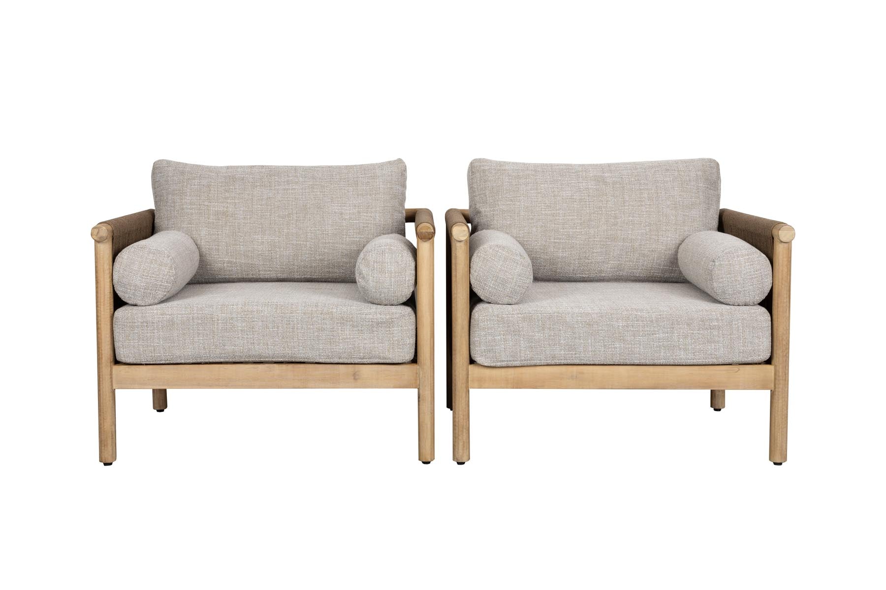 Outdoor Lounge Chair Oasis in Beige präsentiert im Onlineshop von KAQTU Design AG. Outdoor-Sessel ist von Dutchbone