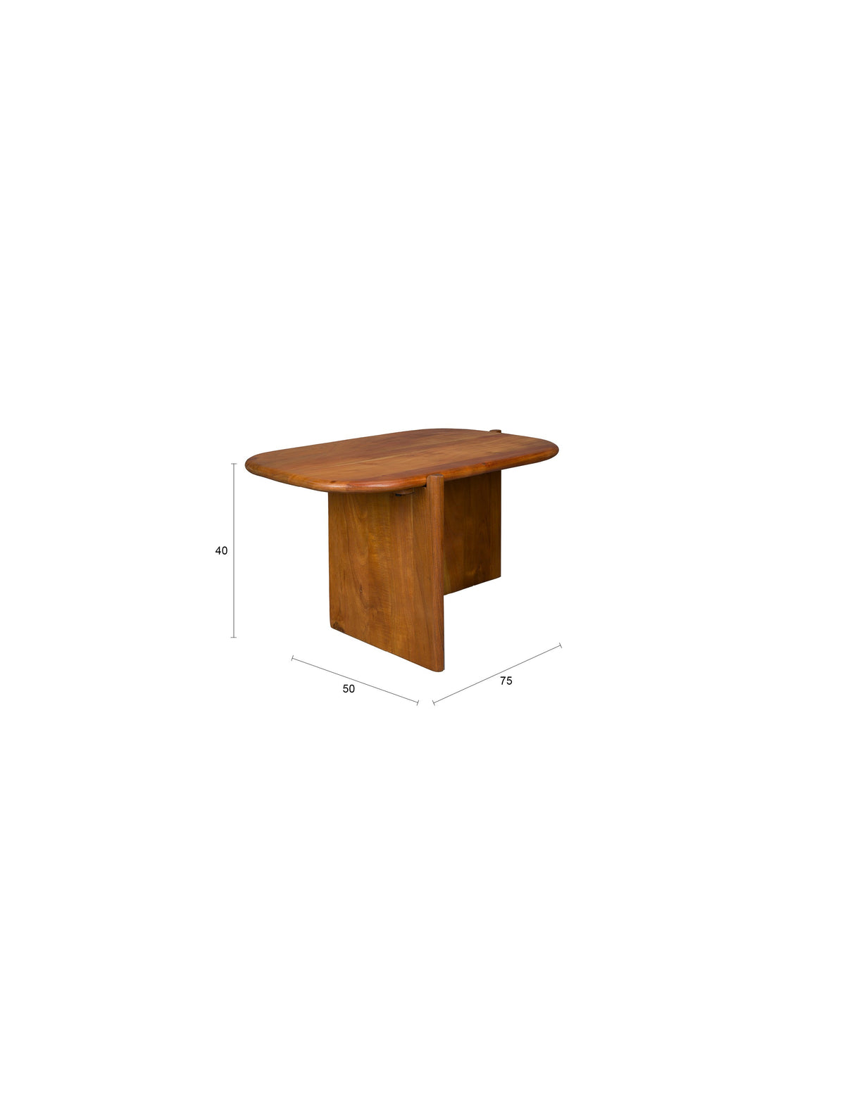 Couchtisch Feller in Braun präsentiert im Onlineshop von KAQTU Design AG. Couchtisch ist von Dutchbone