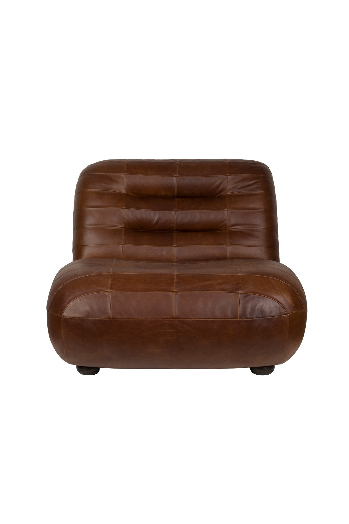 Loungesessel Wyatt in Schokolade präsentiert im Onlineshop von KAQTU Design AG. Sessel ist von Dutchbone