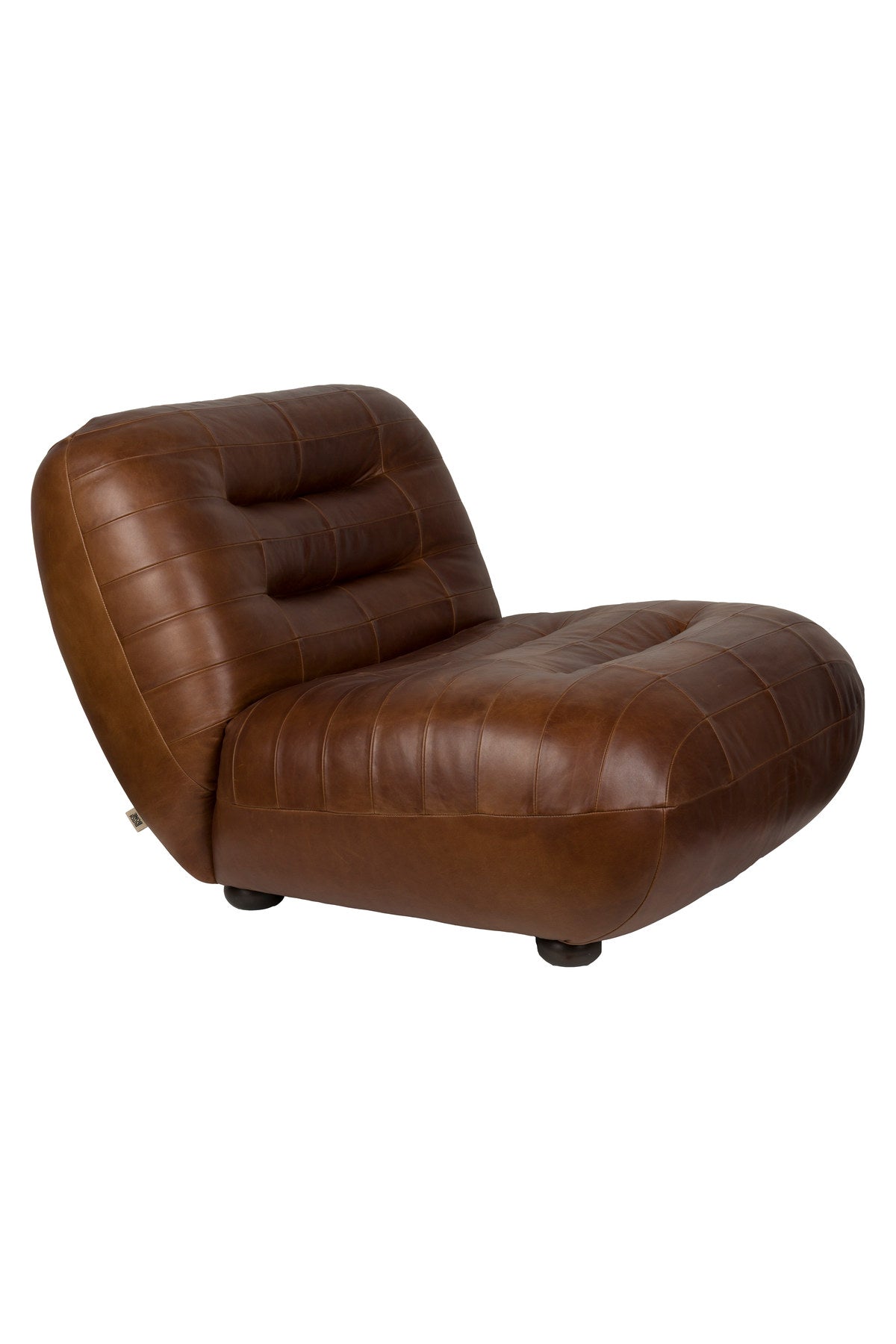 Loungesessel Wyatt in Schokolade präsentiert im Onlineshop von KAQTU Design AG. Sessel ist von Dutchbone