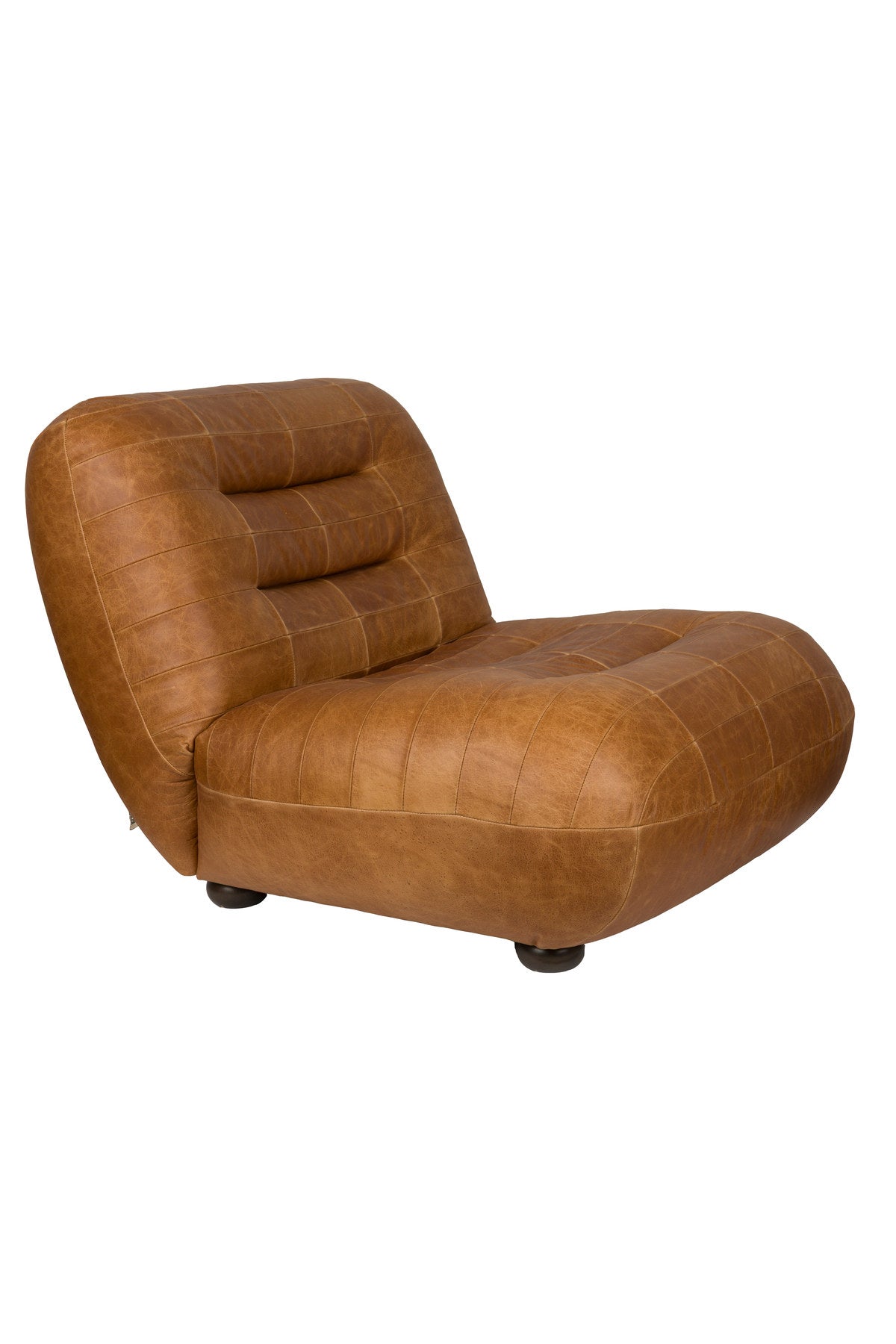 Loungesessel Wyatt in Cognac präsentiert im Onlineshop von KAQTU Design AG. Sessel ist von Dutchbone