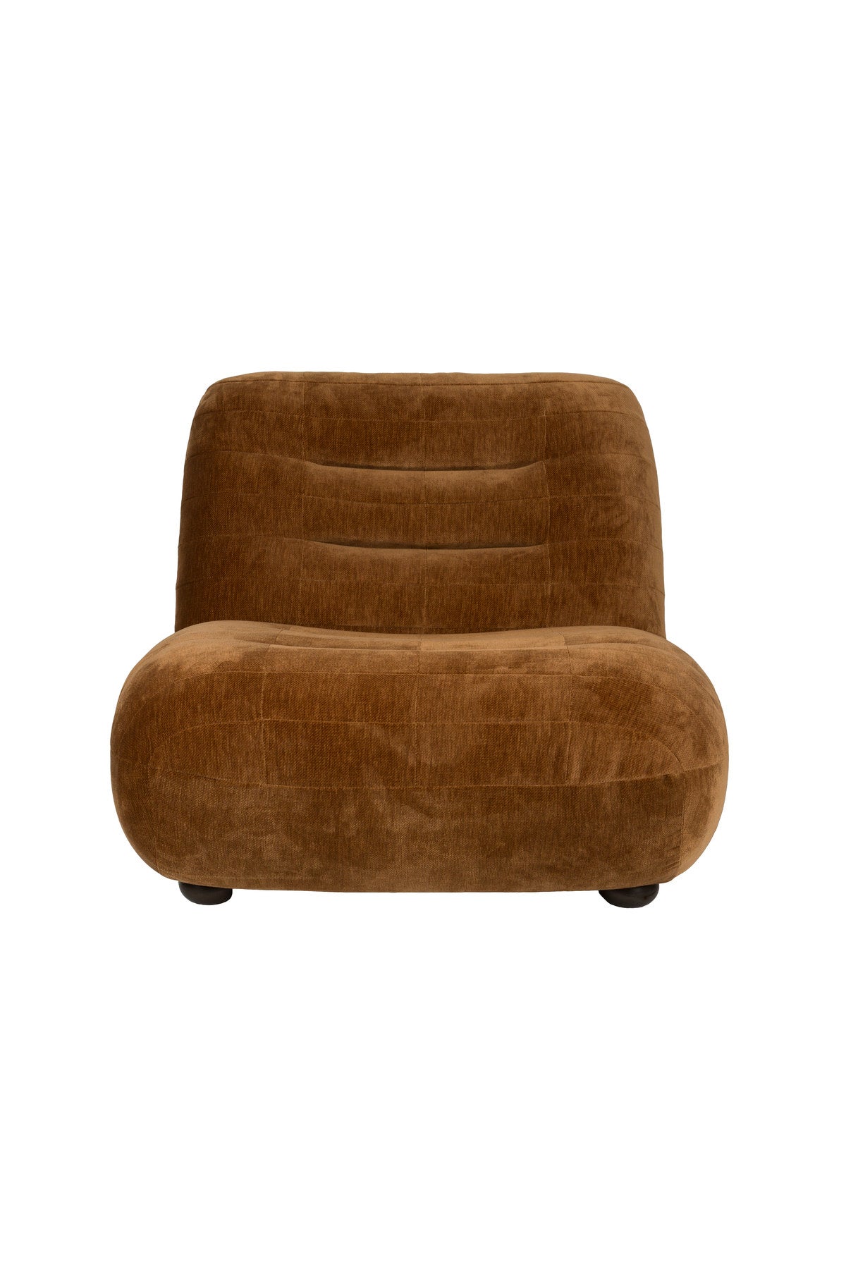 Loungesessel Wyatt in Cognac präsentiert im Onlineshop von KAQTU Design AG. Sessel ist von Dutchbone