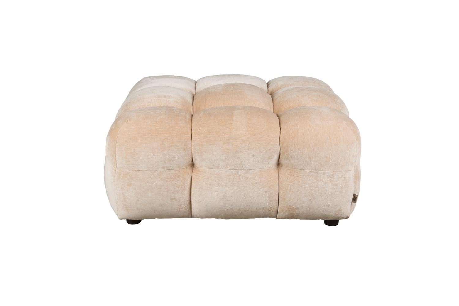 Hocker Hackman in Beige präsentiert im Onlineshop von KAQTU Design AG. Pouf ist von Dutchbone