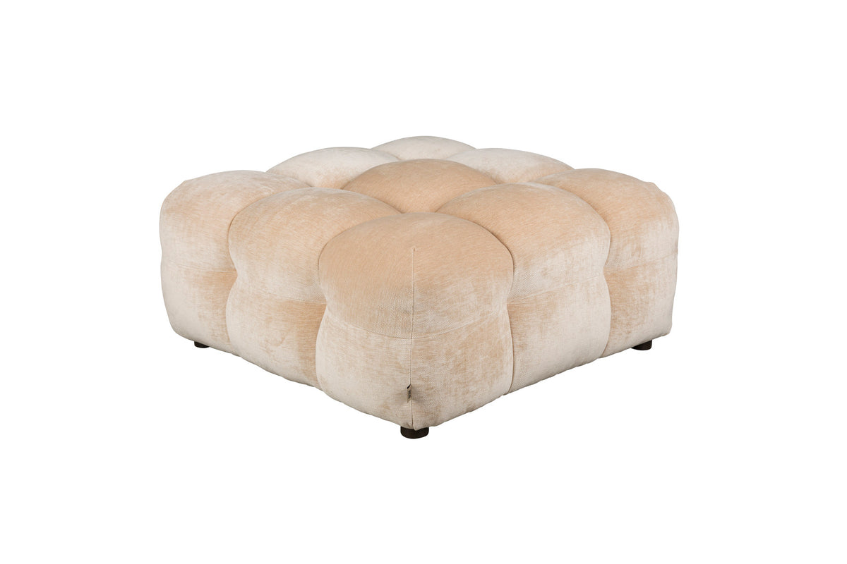 Hocker Hackman in Beige präsentiert im Onlineshop von KAQTU Design AG. Pouf ist von Dutchbone