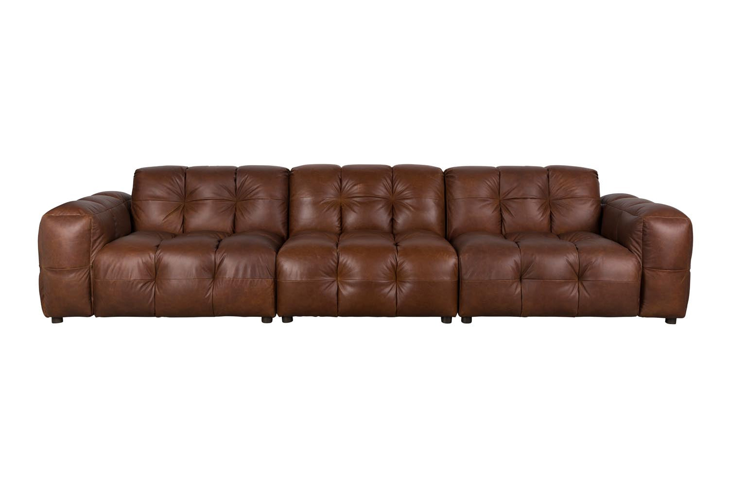 Sofa Hackman 4.5-Sitzer in Schokolade präsentiert im Onlineshop von KAQTU Design AG. 4er Sofa ist von Dutchbone