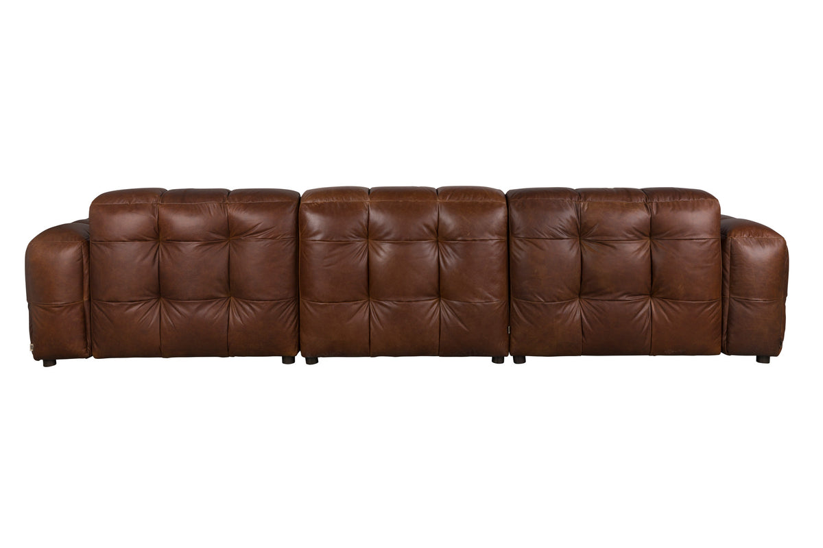 Sofa Hackman 4.5-Sitzer in Chocolate präsentiert im Onlineshop von KAQTU Design AG. 4er Sofa ist von Dutchbone