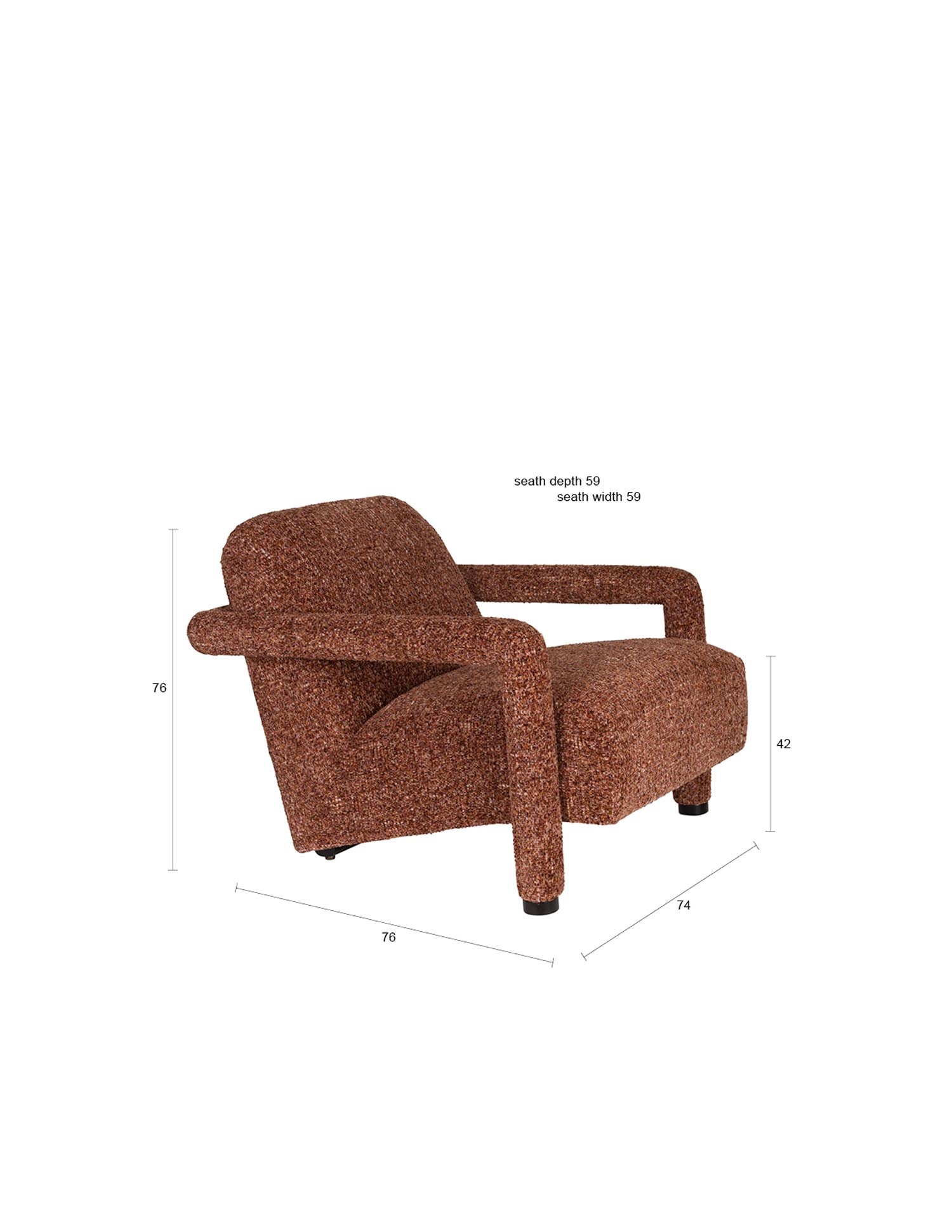 Entdecken Sie den Sessel Kent in Bordeaux Red von Dutchbone – ein stilvolles Möbelstück, das Komfort und Vintage-Charme vereint. Ideal für Ihr Zuhause!