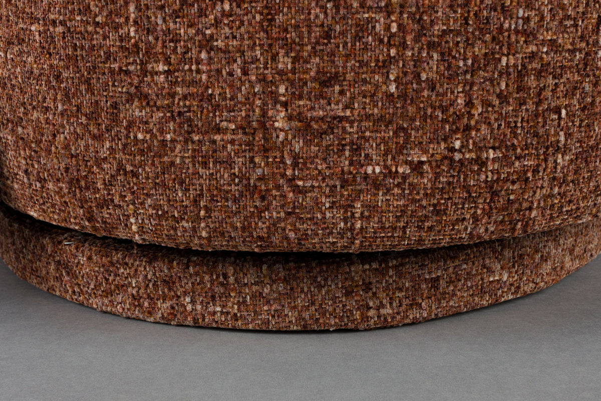 Sessel Rose Bordeaux Red in Rot präsentiert im Onlineshop von KAQTU Design AG. Drehsessel ist von Dutchbone
