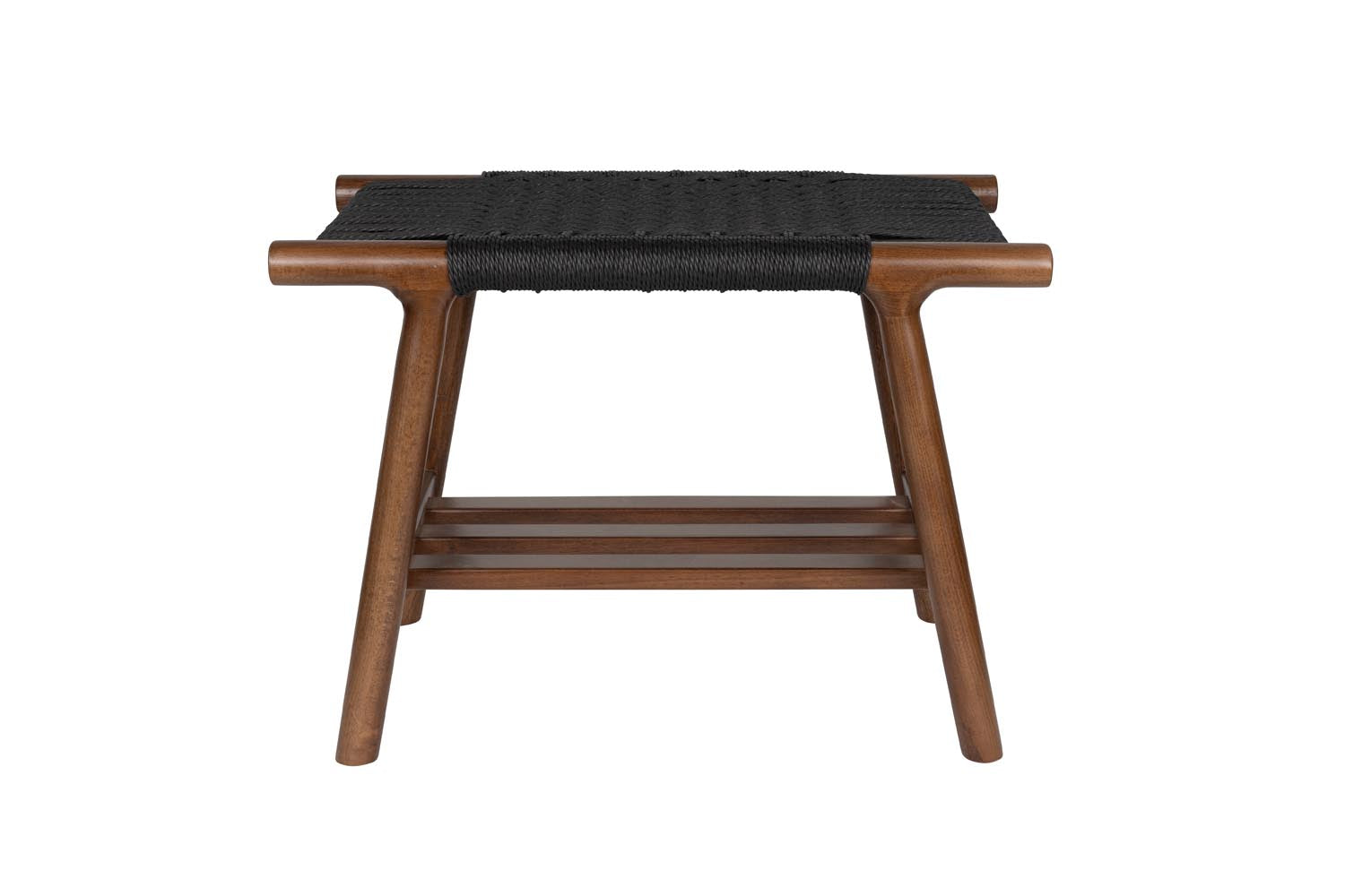 Hocker Kintaro in Walnuss präsentiert im Onlineshop von KAQTU Design AG. Hocker ist von Dutchbone
