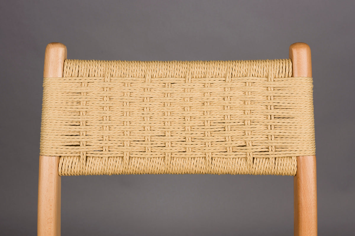Stuhl Cecile Natural in Beige präsentiert im Onlineshop von KAQTU Design AG. Stuhl ist von Dutchbone