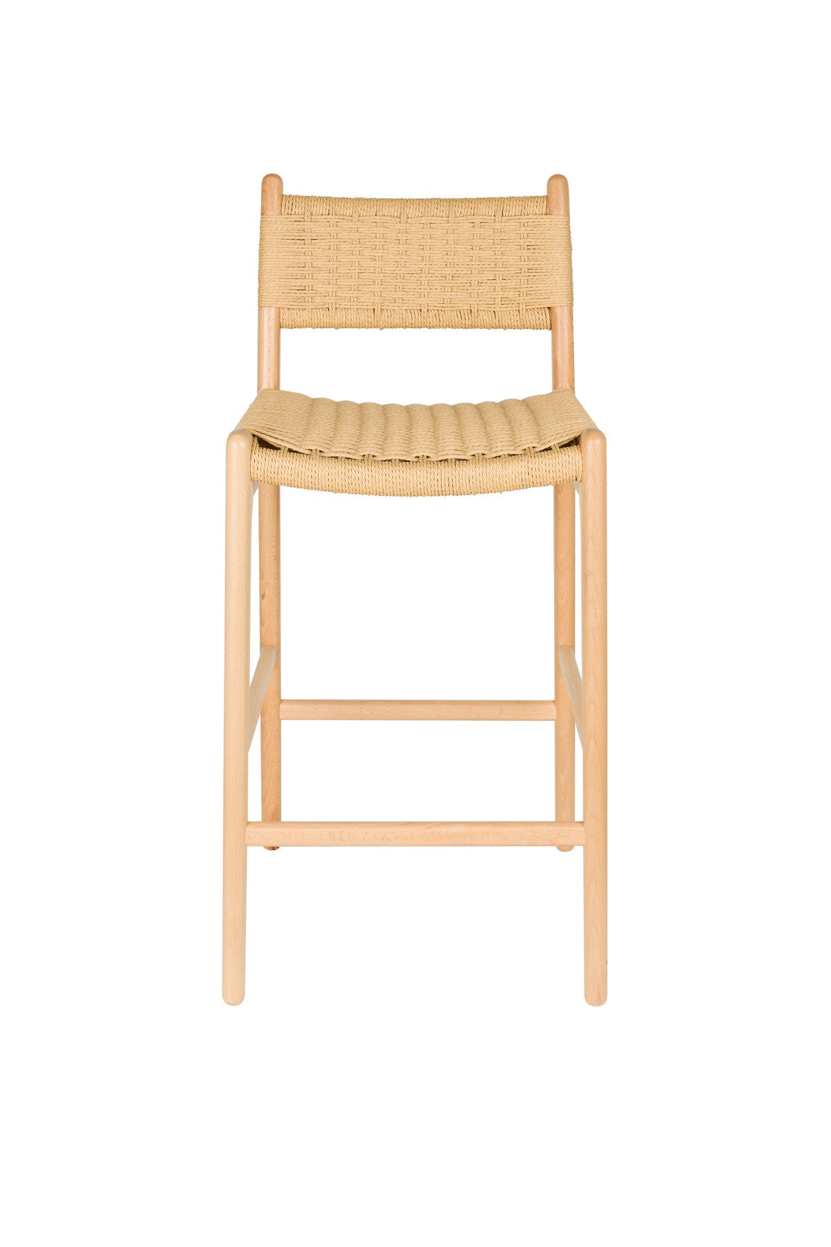 Barstuhl Cecile in Natural präsentiert im Onlineshop von KAQTU Design AG. Barstuhl ist von Dutchbone