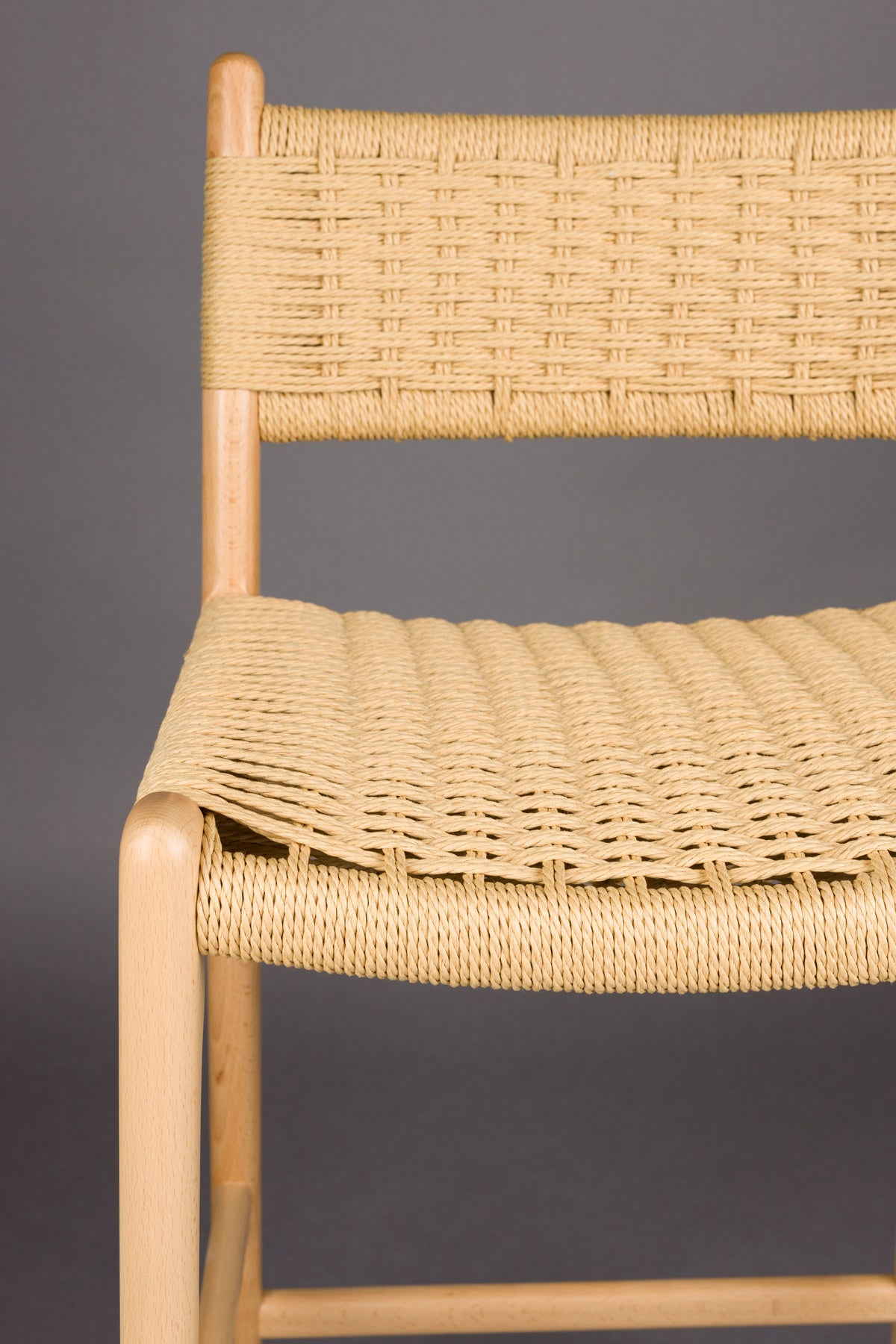 Barstuhl Cecile in Natural präsentiert im Onlineshop von KAQTU Design AG. Barstuhl ist von Dutchbone