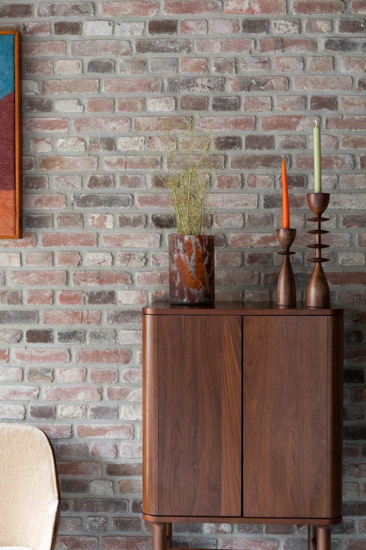 Vase Earl in Multi-color präsentiert im Onlineshop von KAQTU Design AG. Vase ist von Dutchbone