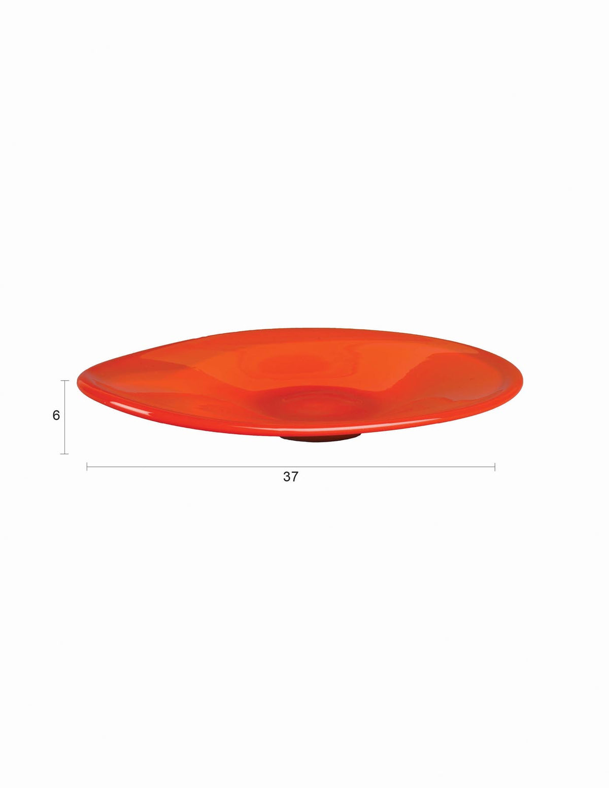Tray Gable in Orange präsentiert im Onlineshop von KAQTU Design AG. Schale ist von Dutchbone