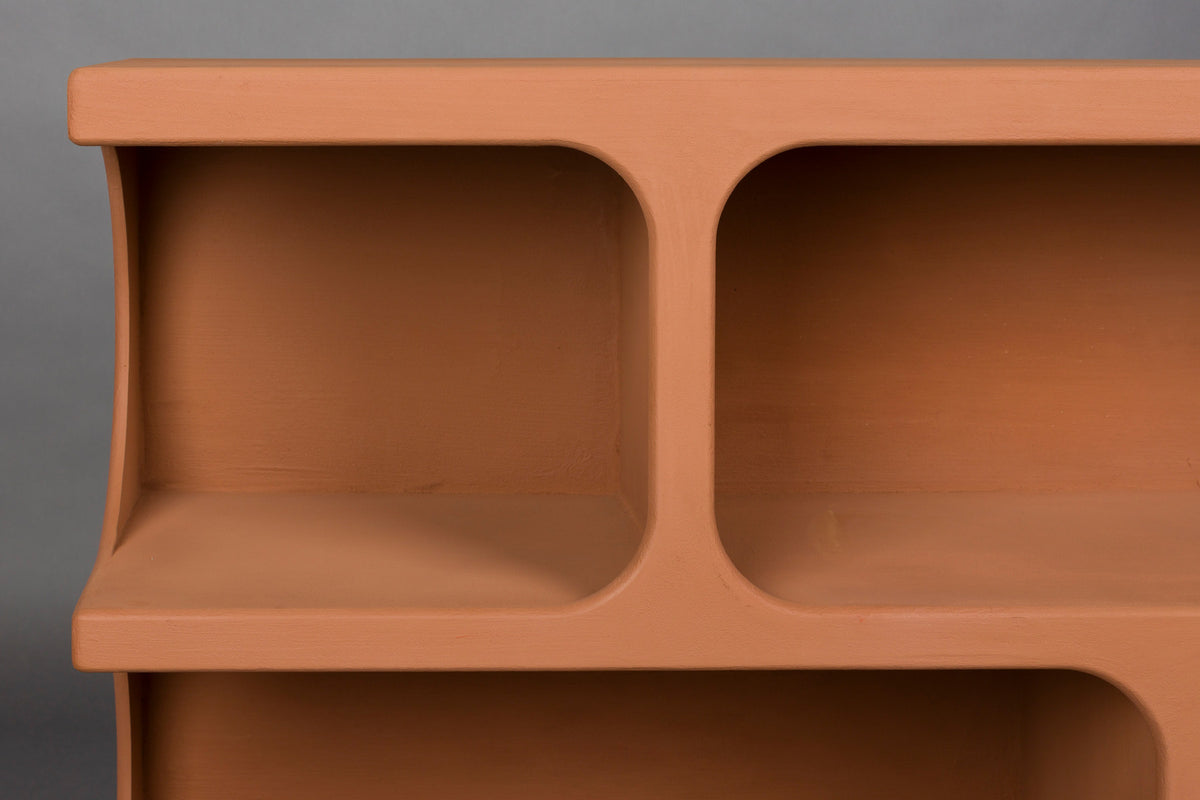 Regal Dundee in Terrakotta präsentiert im Onlineshop von KAQTU Design AG. Bücherregal ist von Dutchbone
