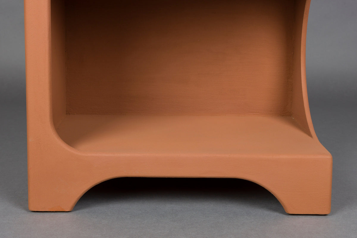 Regal Dundee in Terracotta präsentiert im Onlineshop von KAQTU Design AG. Bücherregal ist von Dutchbone