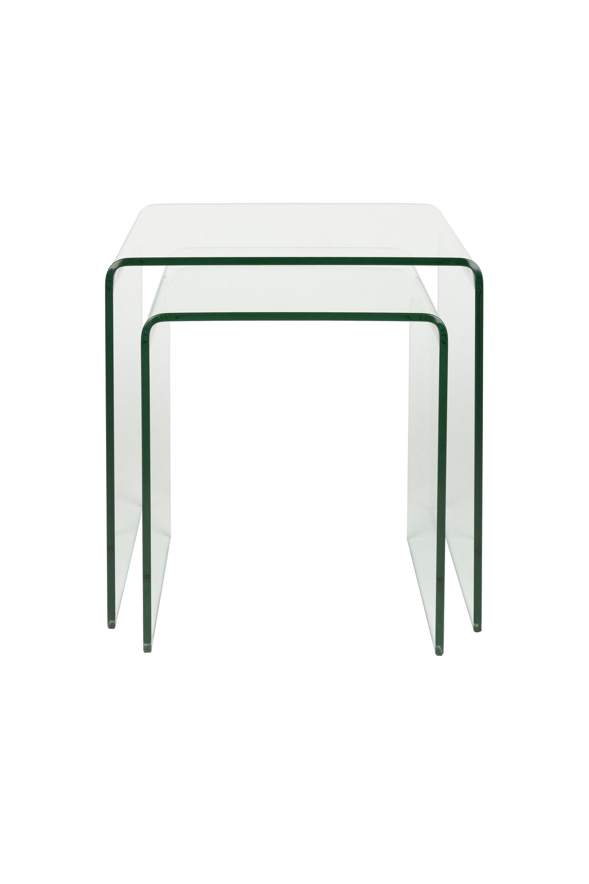 Beistelltisch Vetro Set of 2 in Transparent präsentiert im Onlineshop von KAQTU Design AG. Beistelltisch ist von Dutchbone