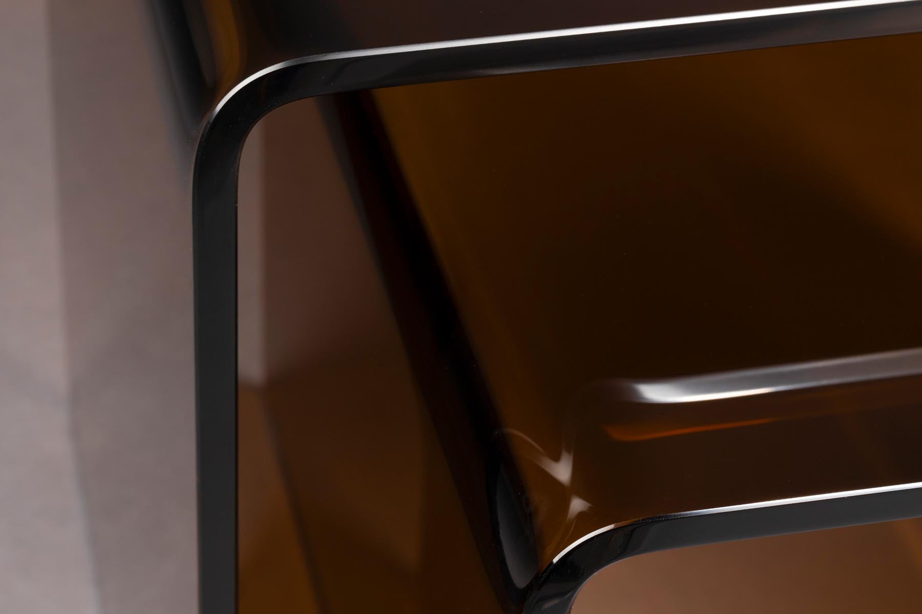 Beistelltisch Vetro Set of 2 in Brown präsentiert im Onlineshop von KAQTU Design AG. Beistelltisch ist von Dutchbone