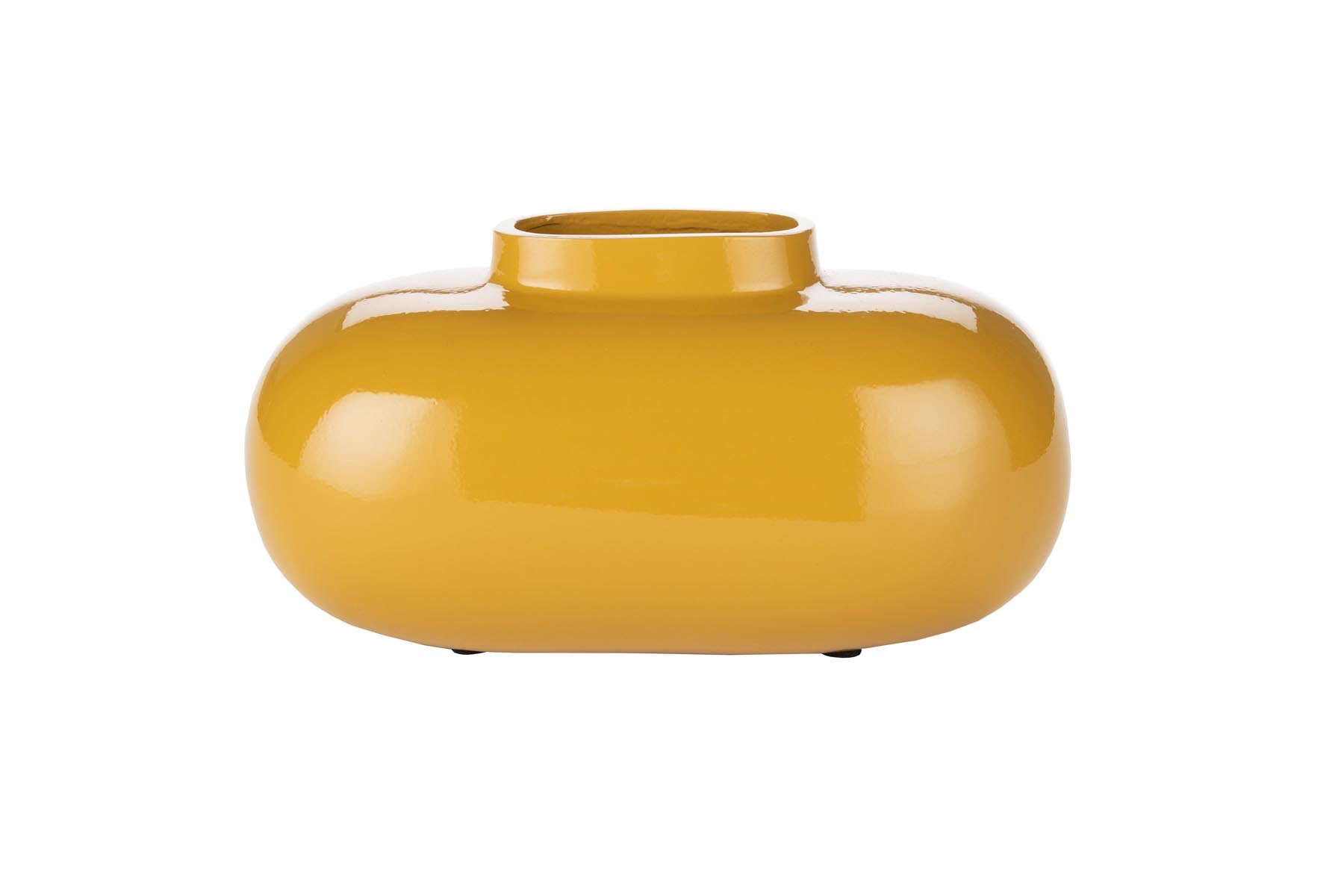 Vase Droplet in Gelb präsentiert im Onlineshop von KAQTU Design AG. Vase ist von Dutchbone