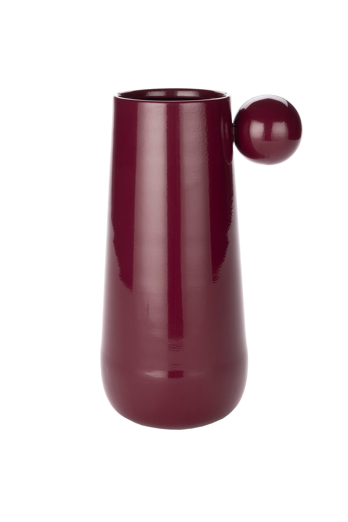 Vase Dot in Red präsentiert im Onlineshop von KAQTU Design AG. Vase ist von Dutchbone