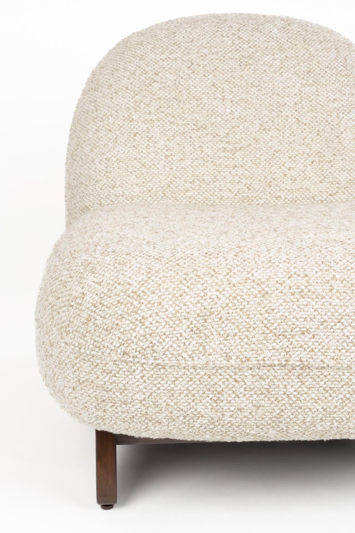 Sessel Loom in Beige präsentiert im Onlineshop von KAQTU Design AG. Sessel ist von Dutchbone