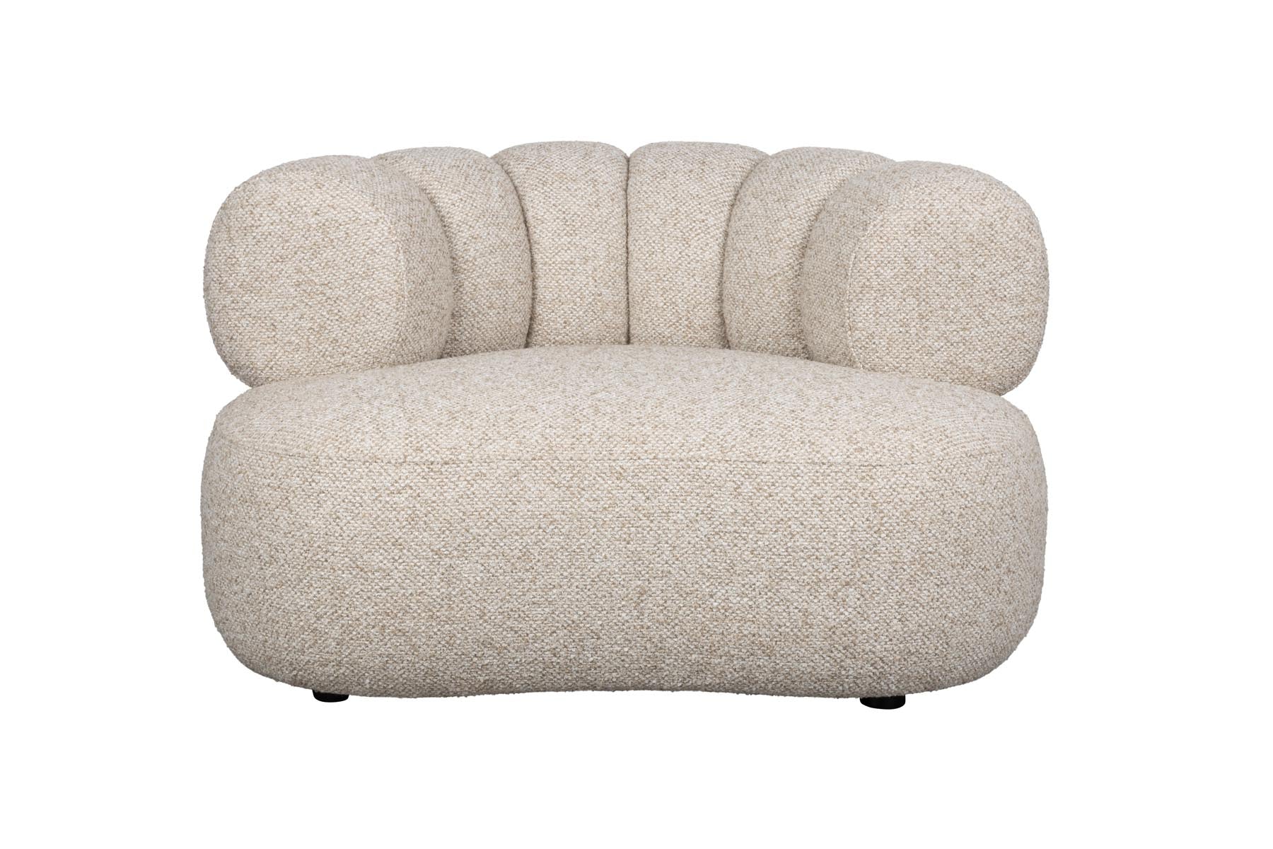 Sessel Duvane in Beige präsentiert im Onlineshop von KAQTU Design AG. Sessel ist von Dutchbone