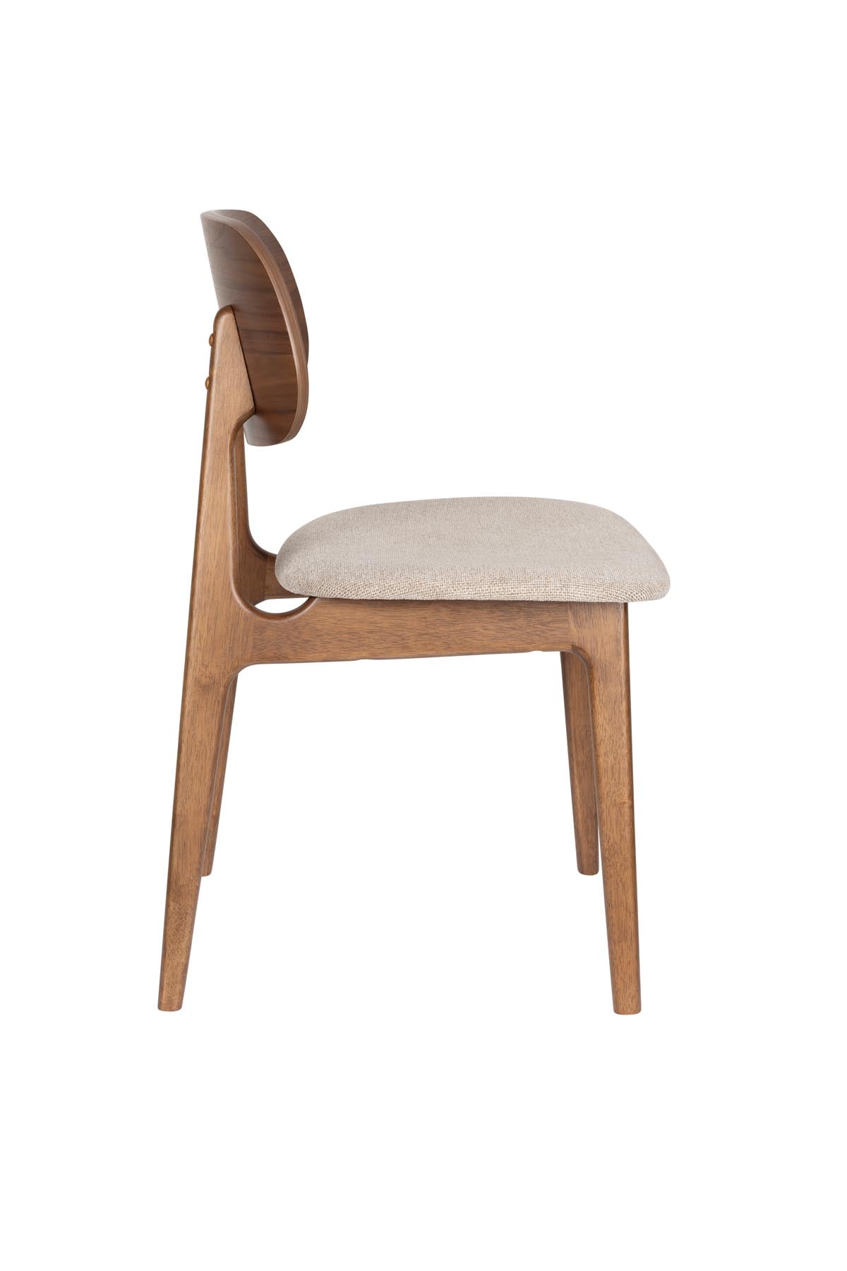Stuhl Marais in Braun präsentiert im Onlineshop von KAQTU Design AG. Stuhl ist von Dutchbone