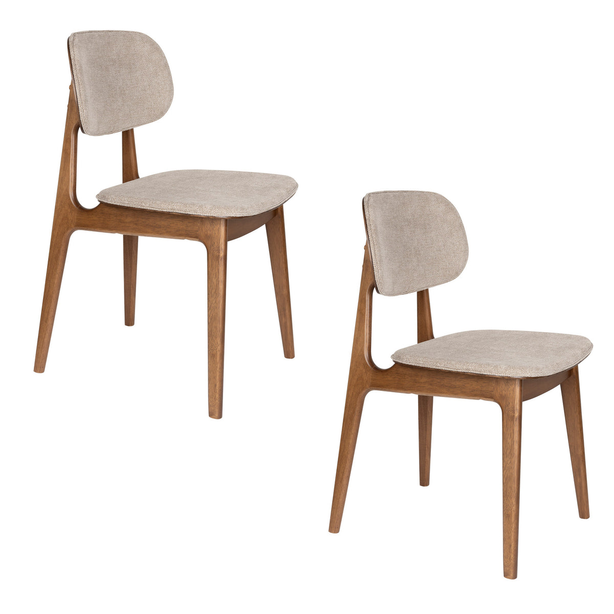 Stuhl Marais in Braun-Beige präsentiert im Onlineshop von KAQTU Design AG. Stuhl ist von Dutchbone