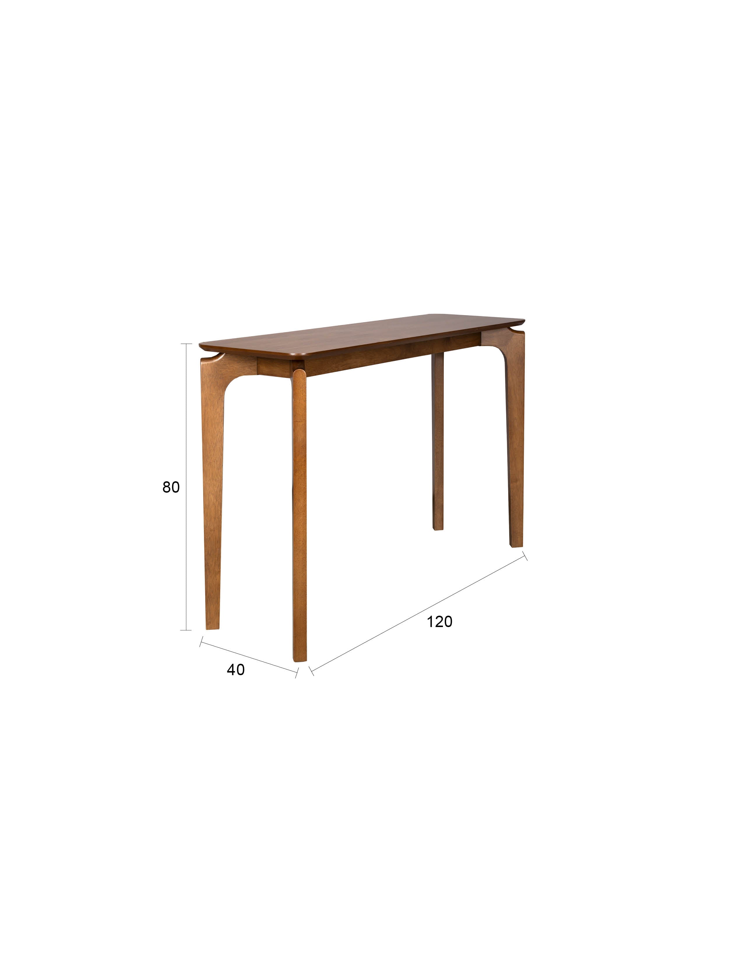 Konsolentisch Savone in Braun präsentiert im Onlineshop von KAQTU Design AG. Konsolentisch ist von Dutchbone