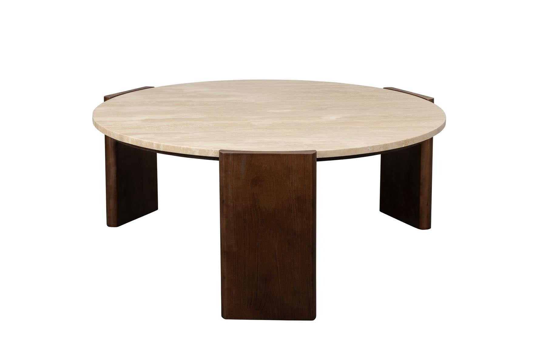 Kaffeetisch Valcour in Braun präsentiert im Onlineshop von KAQTU Design AG. Couchtisch ist von Dutchbone