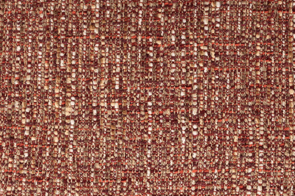 Roter gepolsterter Barstuhl mit Armlehne von Dutchbone, Sitzfläche aus Eukalyptusholz und Polyester, drehbares Gestell.