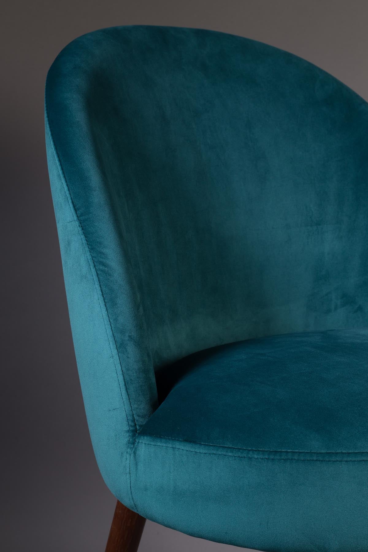 Stuhl Barbara in Petrol präsentiert im Onlineshop von KAQTU Design AG. Stuhl ist von Dutchbone