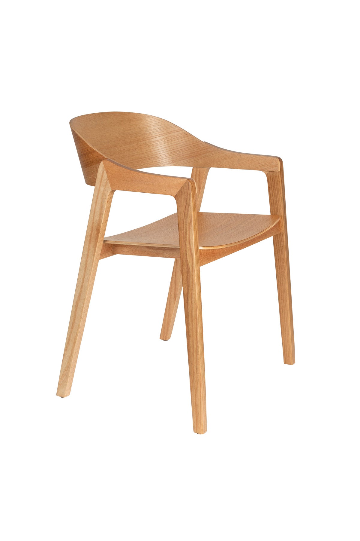 Stuhl Westlake in Natural präsentiert im Onlineshop von KAQTU Design AG. Stuhl mit Armlehne ist von Dutchbone
