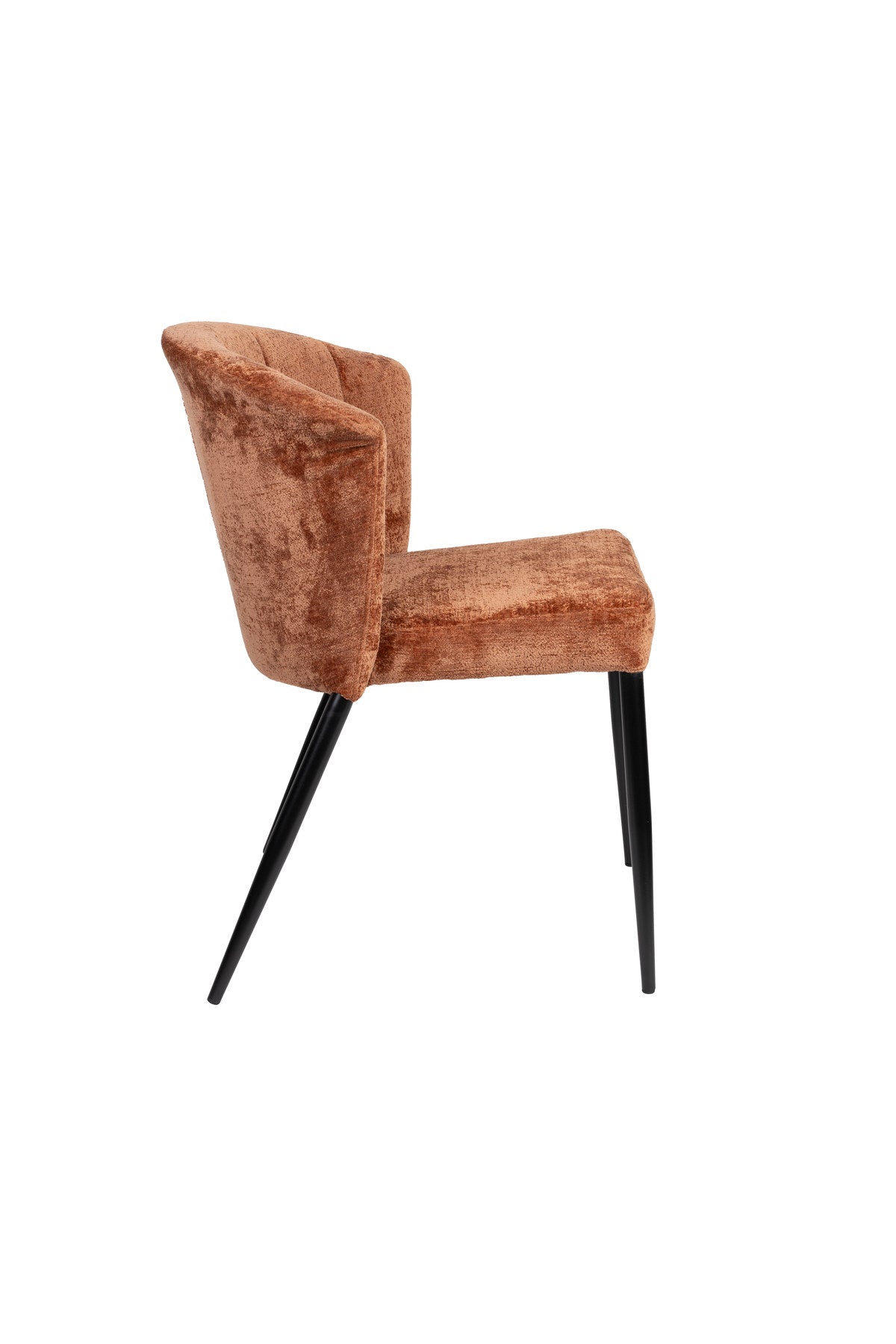 Stuhl Georgia Terra in Rot präsentiert im Onlineshop von KAQTU Design AG. Schalenstuhl ist von Dutchbone
