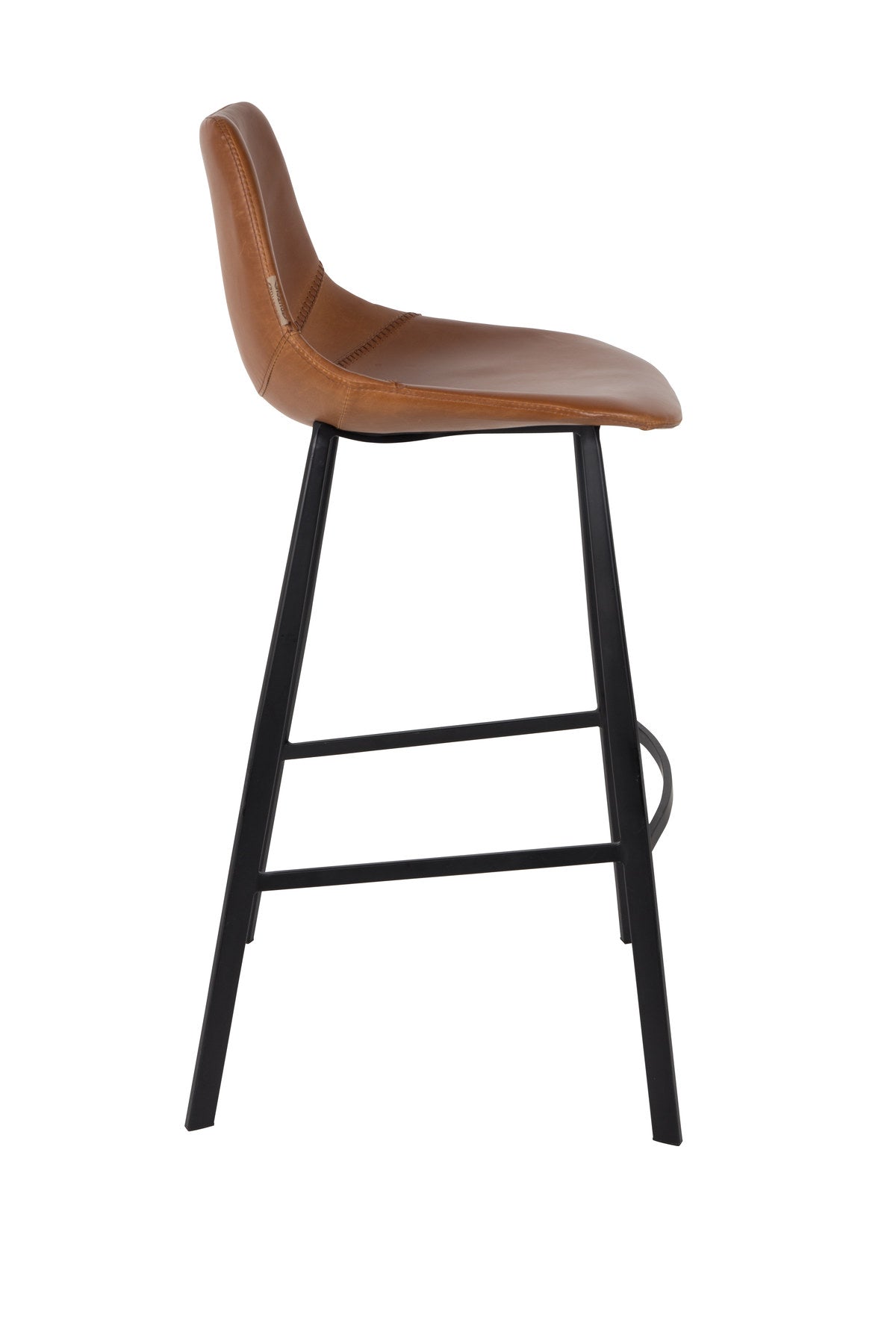 Barstuhl Franky in Braun / Kunstleder präsentiert im Onlineshop von KAQTU Design AG. Barstuhl ist von Dutchbone