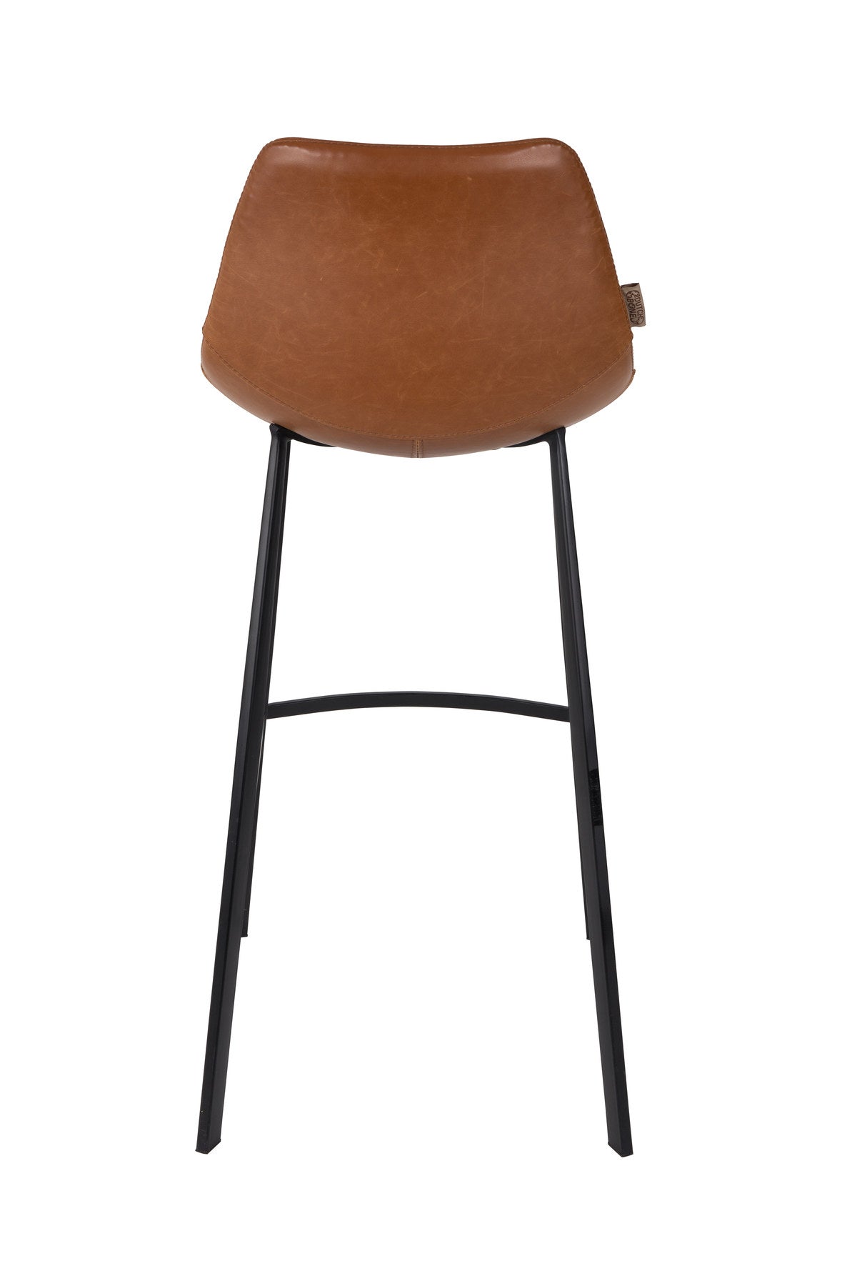 Barstuhl Franky in Braun / Kunstleder präsentiert im Onlineshop von KAQTU Design AG. Barstuhl ist von Dutchbone