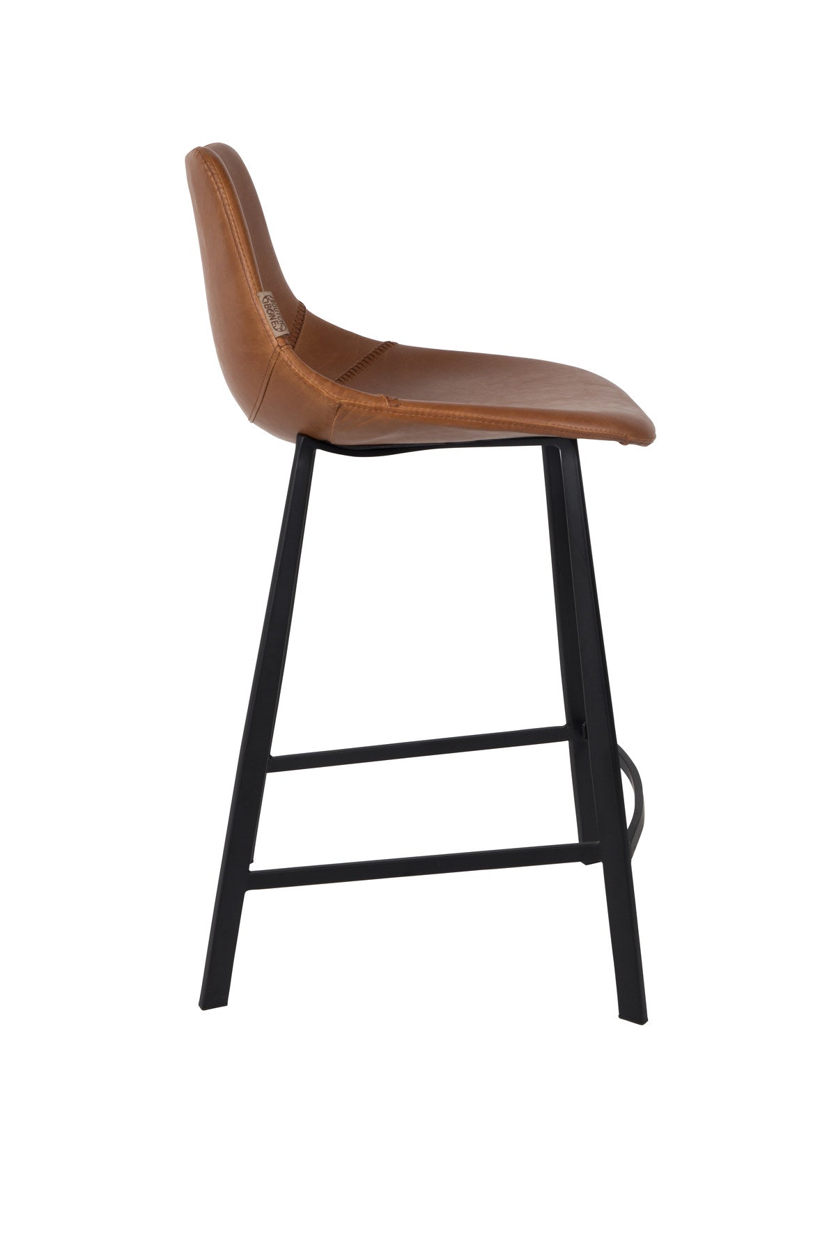 Barstuhl Franky in Braun / Kunstleder präsentiert im Onlineshop von KAQTU Design AG. Barstuhl ist von Dutchbone