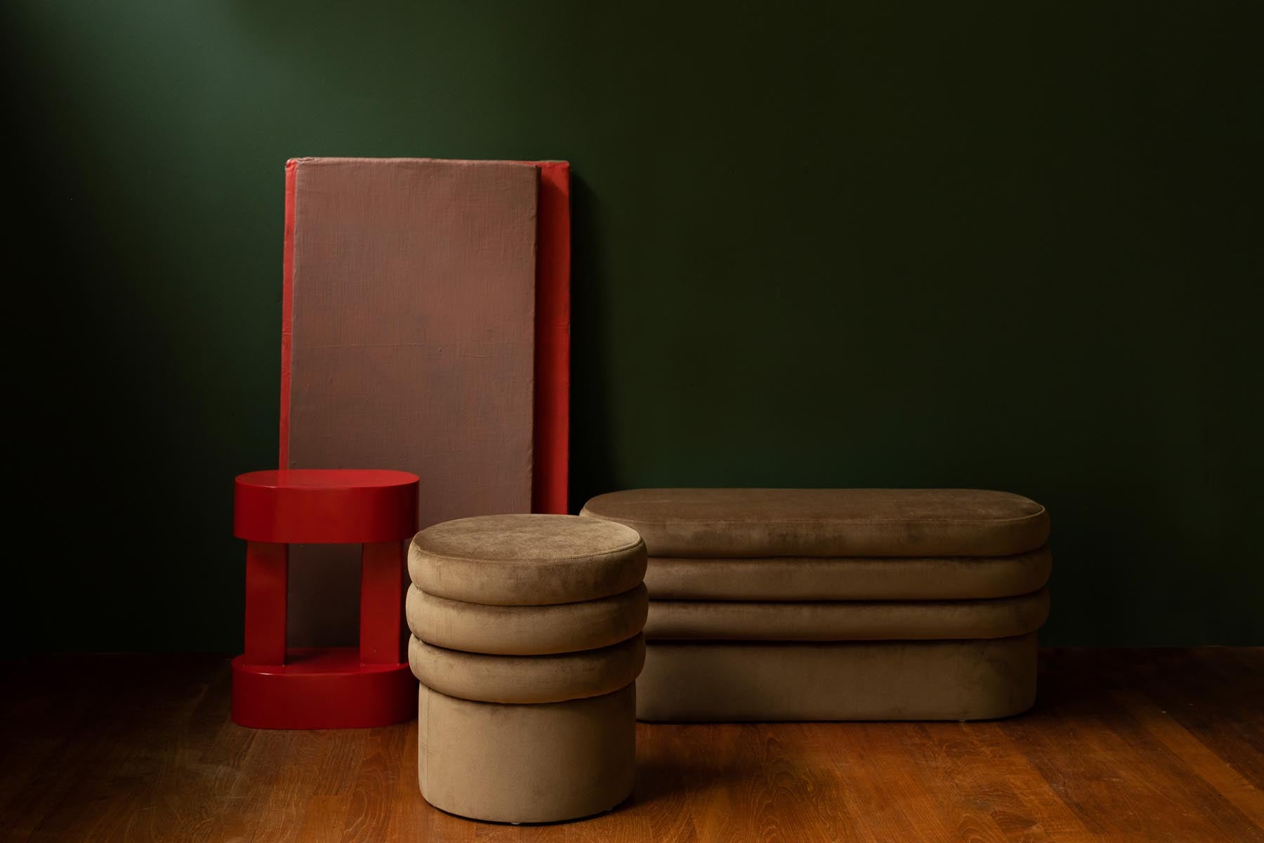 Bank Aditi in Braun präsentiert im Onlineshop von KAQTU Design AG. Sitzbank ist von Dutchbone