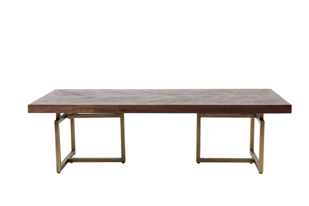 Beistelltisch Class in Braun/Messing präsentiert im Onlineshop von KAQTU Design AG. Beistelltisch ist von Dutchbone