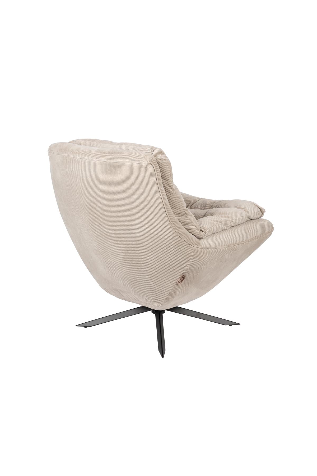 Loungesessel Vince in Beige präsentiert im Onlineshop von KAQTU Design AG. Sessel ist von Dutchbone