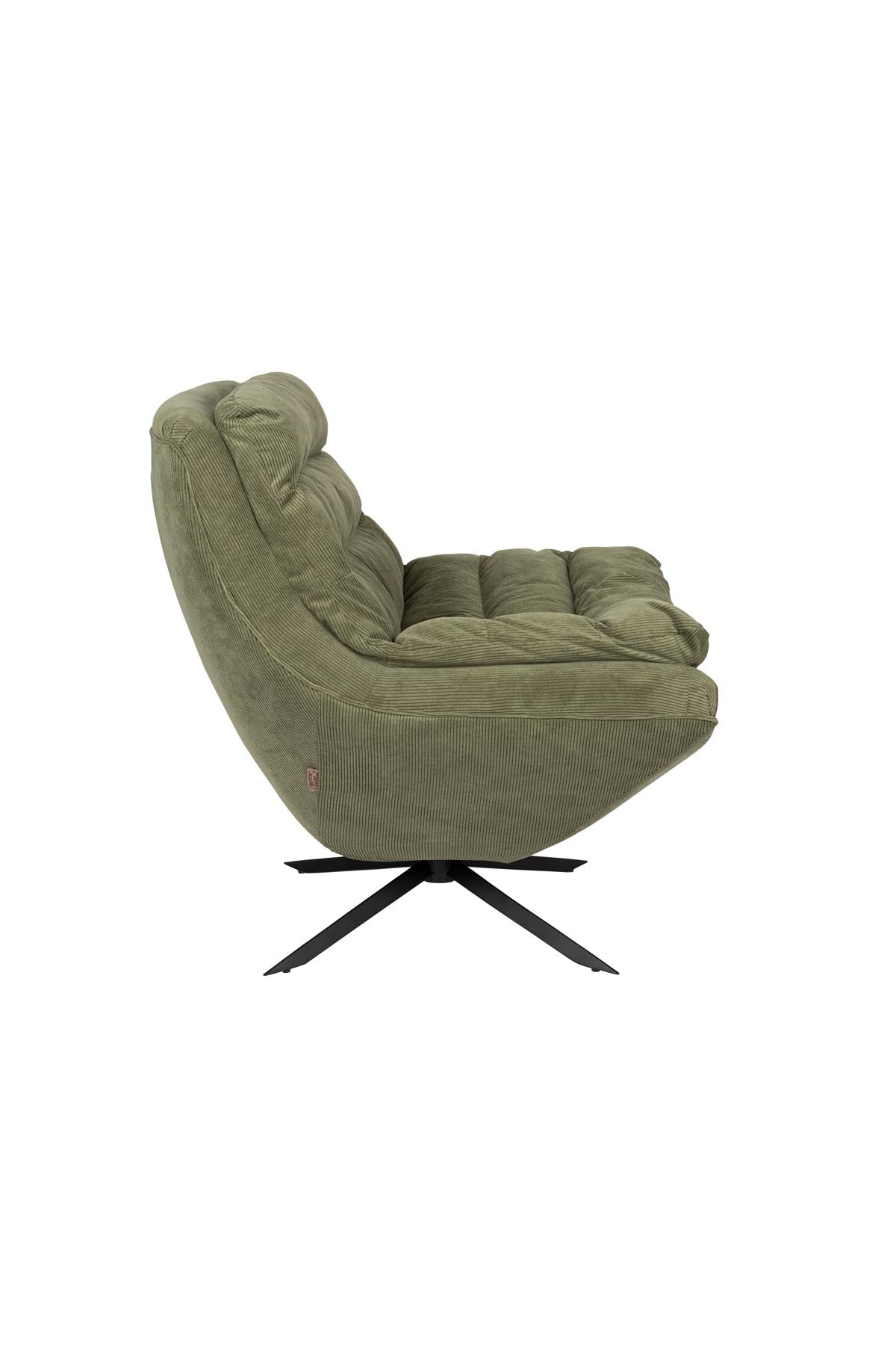 Lounge Chair Vince Green in Grün präsentiert im Onlineshop von KAQTU Design AG. Sessel ist von Dutchbone