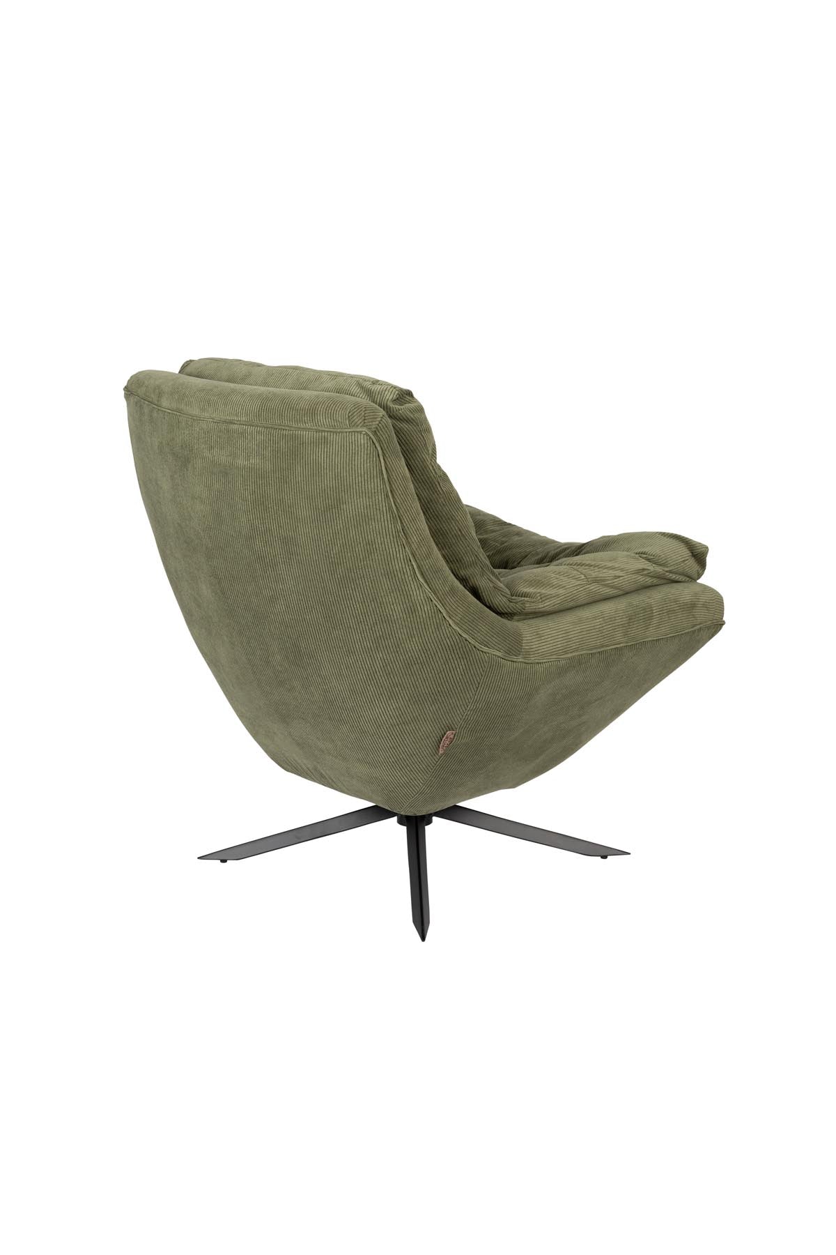 Lounge Chair Vince Green in Grün präsentiert im Onlineshop von KAQTU Design AG. Sessel ist von Dutchbone