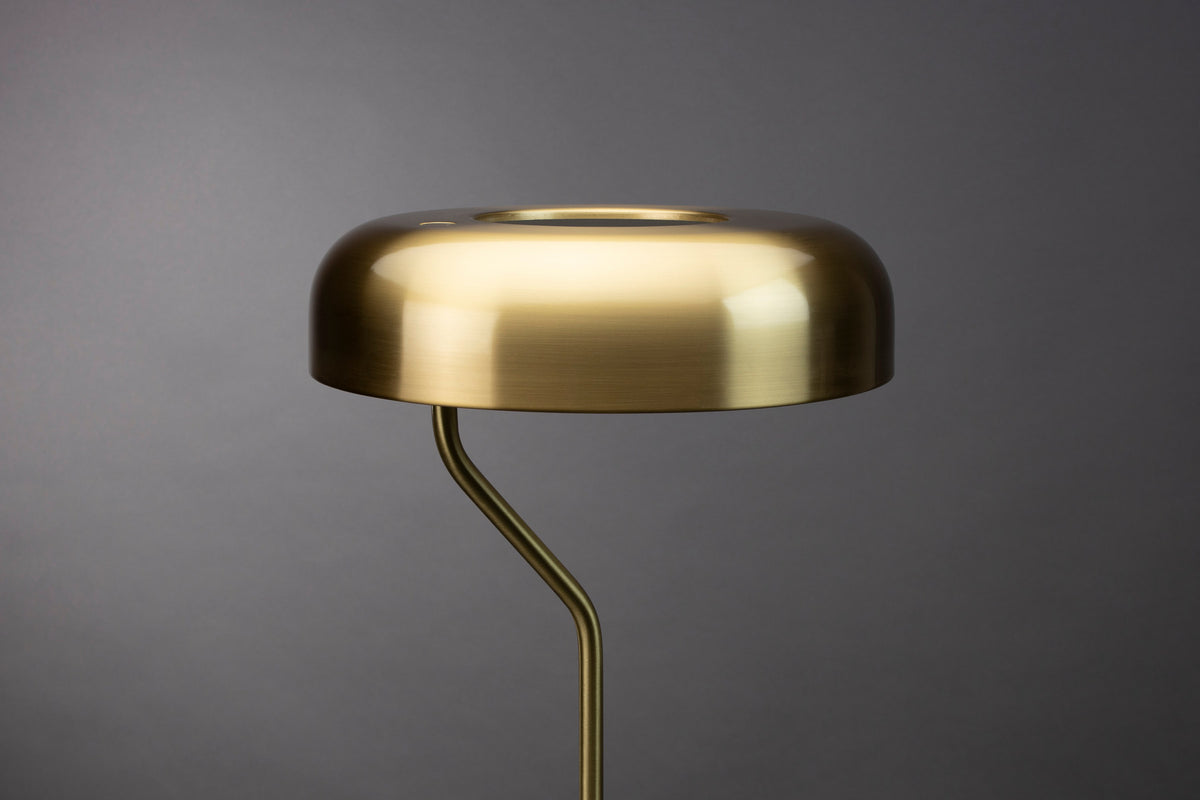 Stehleuchte Eclipse in Gold präsentiert im Onlineshop von KAQTU Design AG. Stehleuchte ist von Dutchbone