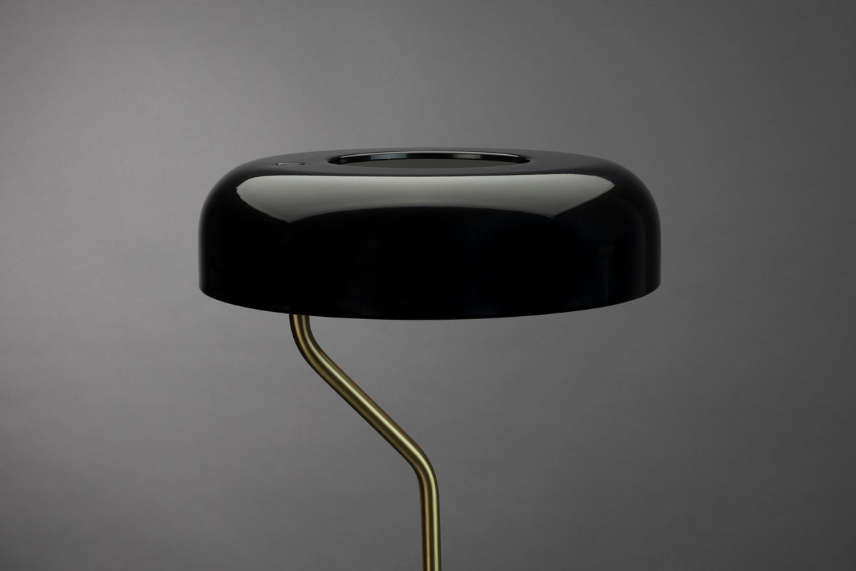 Stehleuchte Eclipse in Schwarz präsentiert im Onlineshop von KAQTU Design AG. Stehleuchte ist von Dutchbone