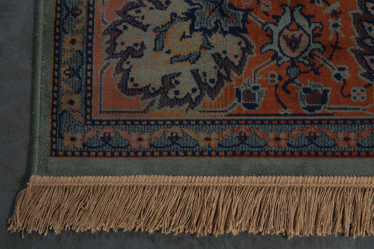 Teppich BID in Grün präsentiert im Onlineshop von KAQTU Design AG. Teppich ist von Dutchbone